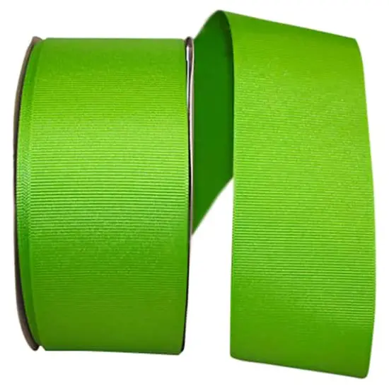 JAM Paper 2.25" Grosgrain Texture Ribbon Apple Green {1}