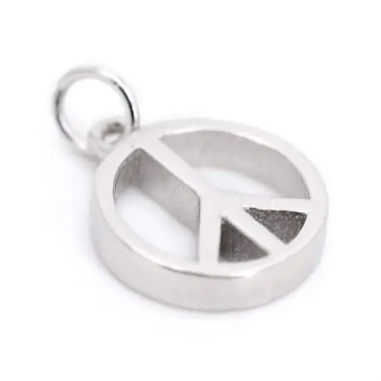 Sterling Silver Peace Icon Charm by Bead Landing&trade; {6}