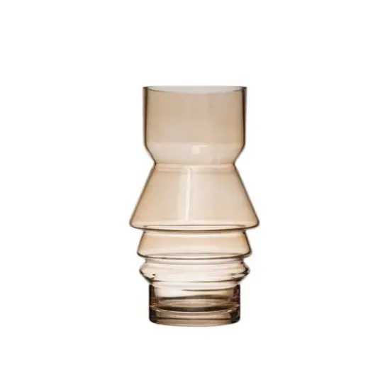 Hello Honey&reg; 8" Brown Glass Vase {1}