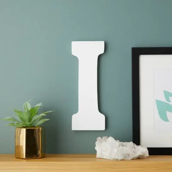 9" White MDF Whimsy Letter by Make Market&reg; I {3}