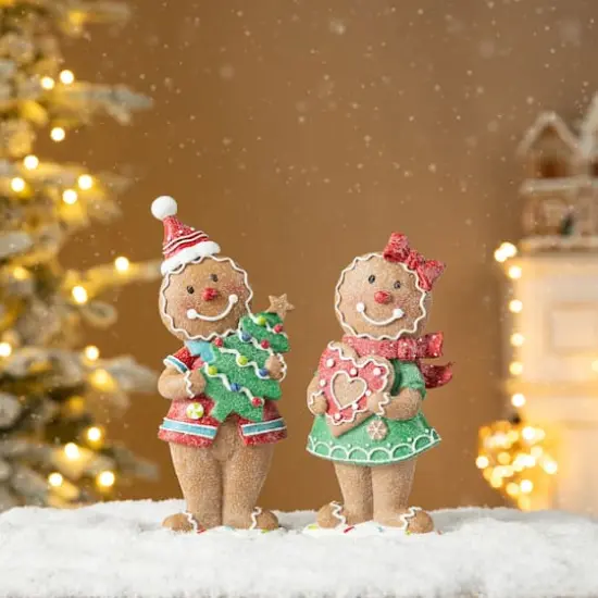 Glitzhome&reg; Gingerbread Table D&eacute;cor Set {3}