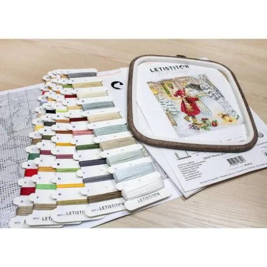 Letistitch Winter Playtime Counted Cross Stitch Kit {12}