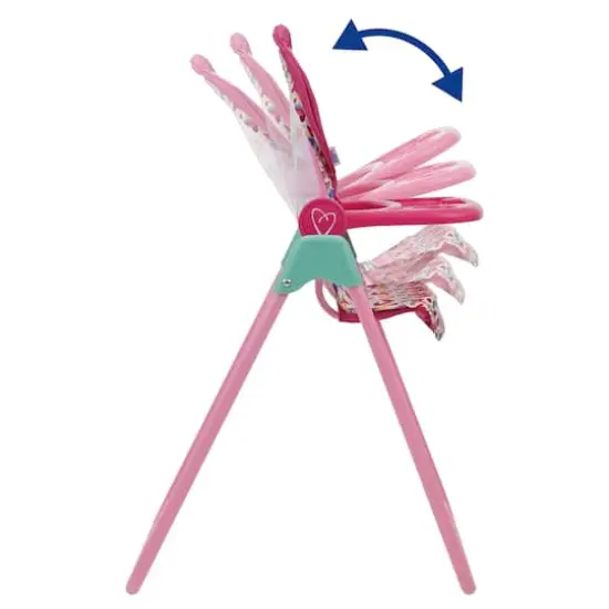 509 Crew Baby Alive Pink and Rainbow Doll Highchair Set {3}