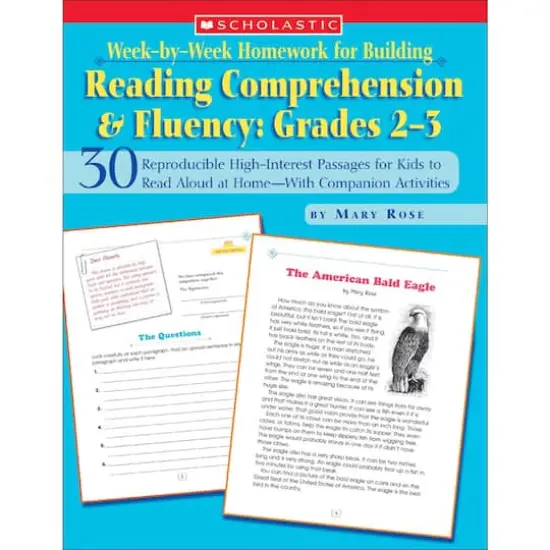 Scholastic Teaching Resources Week By Week Homework for Building Reading Comprehension and Fluency, Grades 2-3 {1}