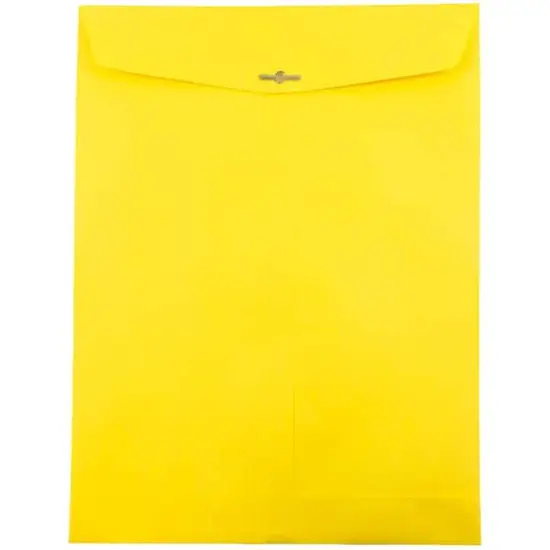 JAM Paper 10" x 13" Colored Open End Catalog Envelopes, 25ct. Yellow {4}