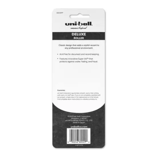 Uni-Ball&reg; Black Roller Deluxe 3 Pen Set, 0.5mm {3}