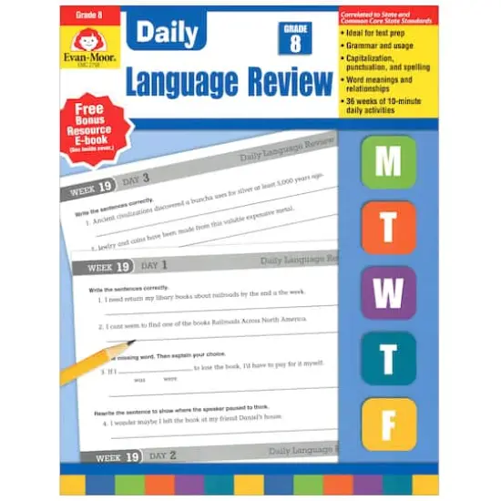 Evan-Moor® Grade 8 Daily Language Review Teacher's Edition Book {1}