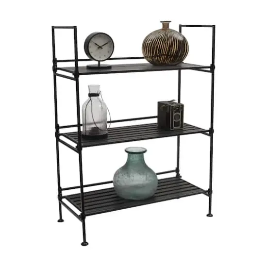 Organize It All Espresso 3 Tier Shelf {3}