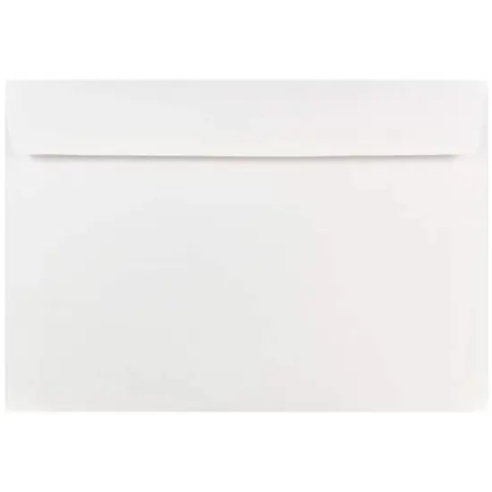 JAM Paper 7" x 10" White Booklet Commercial Envelopes, 50ct. {1}