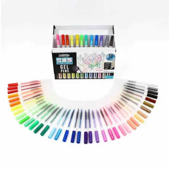ArtSkills&reg; 50 Colored Gel Pens for Journaling & Coloring {4}