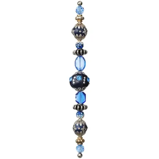 Royal Blue Strung Chunky Mixed Beads by Bead Landing&trade; {4}