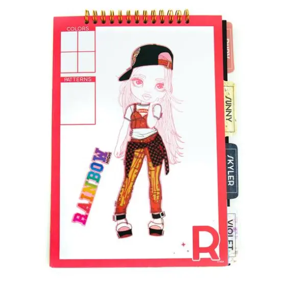 Rainbow High Fashion Sketchbook {4}