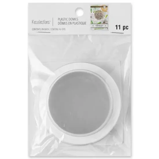 Circle Plastic Domes by Recollections&trade; {6}