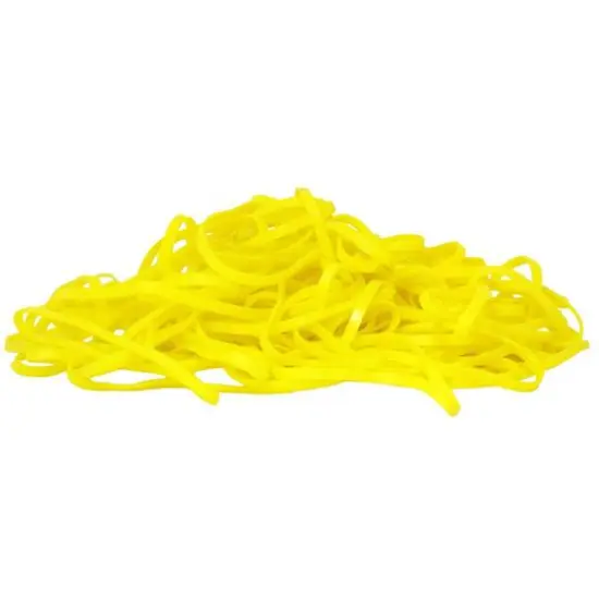 JAM Paper Size 33 Rubber Bands, 100ct. Yellow {4}