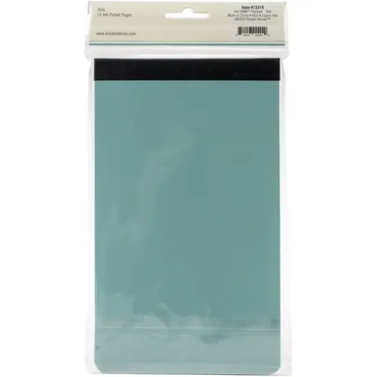 Simple Stories&trade; Sn@p!&trade; Flipbook Album, 4" x 6" Teal {4}