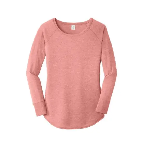 District&reg; Perfect Tri&reg; Women's Long Sleeve Tunic T-Shirt White {2}