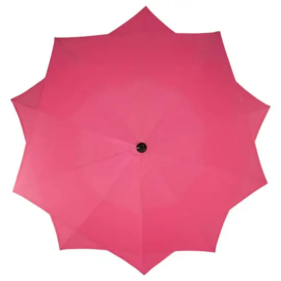 8.85ft. Outdoor Patio Lotus Umbrella Pink {4}