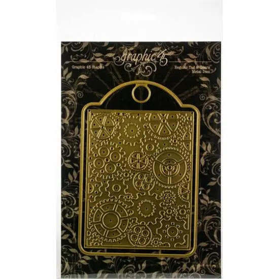 Graphic 45 Staples Dies-Regular Tag & Gears {1}