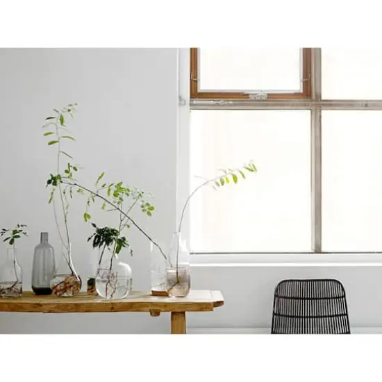 8" Stout Clear Glass Vase {4}