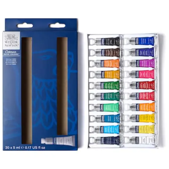 Winsor & Newton&trade; Cotman Water Colours&trade; 20 Color Paint Set {1}