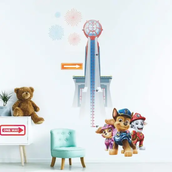 RoomMates Paw Patrol Growth Chart Peel & Stick Wall Decal Set {3}