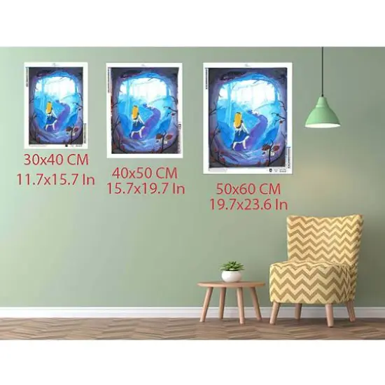 Sparkly Selections Deltadromeus on the Hunt 30cm x 40cm Diamond Painting Kit, Round Diamonds {7}