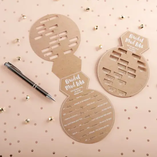 Kate Aspen&reg; Ring Shape Bridal Shower Game Card, 50ct. {3}