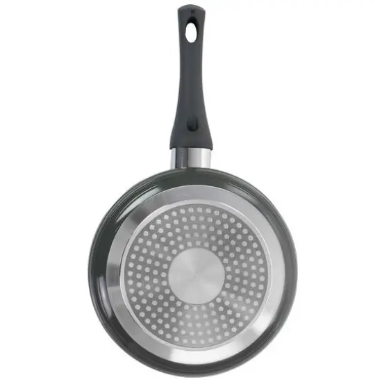 Oster Ridge Valley 2.5qt. Gray Nonstick Aluminum Saucepan with Lid {4}