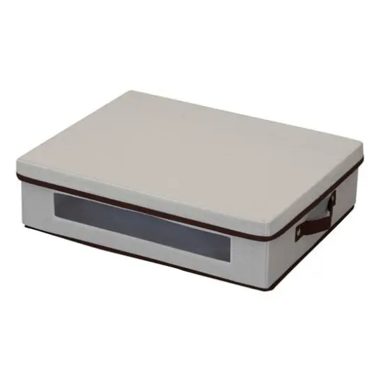 Household Essentials Plate Storage Box White {1}