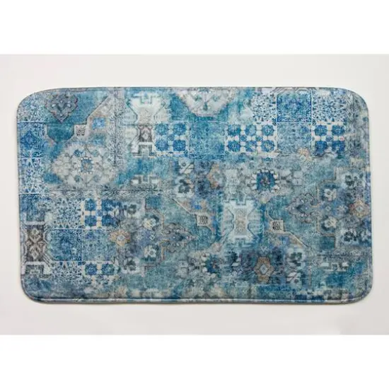 Antionette Memory Foam Bath Mat {1}