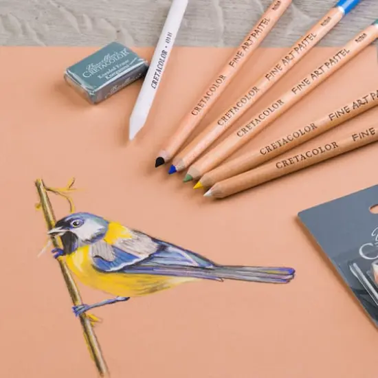 Cretacolor Bird 7 Piece Fine Art Pastel Pencil Set {3}
