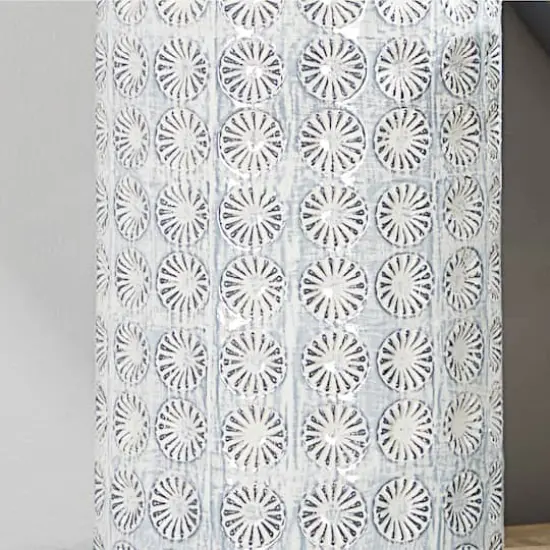 CosmoLiving by Cosmopolitan White Porcelain Coastal Style Vase, 8" x 18" {4}