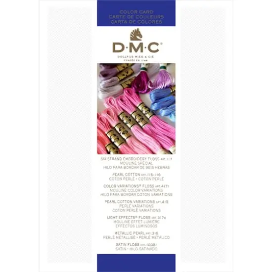 DMC&reg; Needlework Threads Printed Color Card {1}