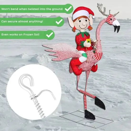 Haute Decor Prime™ 5" Twist In Christmas Yard Stakes, 4ct. {7}