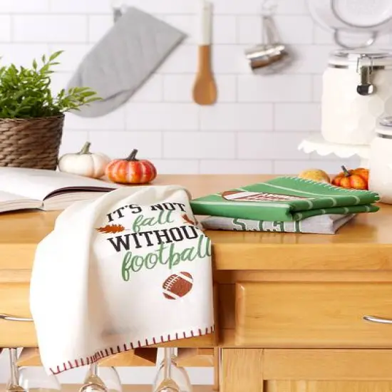 DII&reg; Sunday Football Dishtowels Set {8}