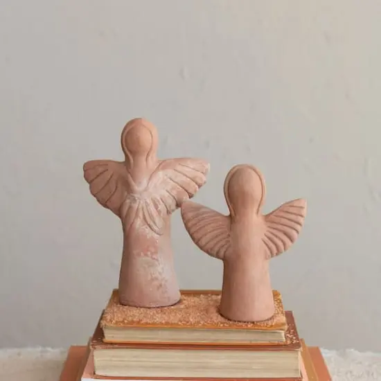 Hello Honey&reg; 5" Handmade Terra Cotta Angel {3}