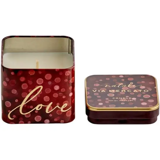 European Soaps Natale Square Jar Candle Peace {2}