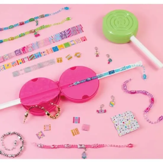 Make It Real&trade; Shrink Magic&trade; Sweet & Sour Lollipop Bracelet Kit Set {4}