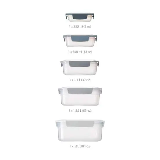 Joseph Joseph Nest Lock 10-piece Storage Container Set Sky {3}