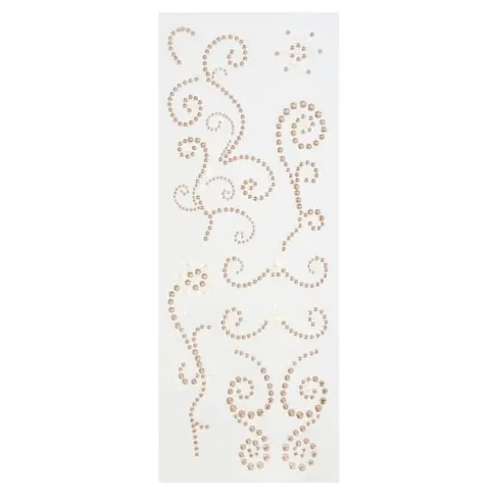 Gold Pearl Border Bling Stickers by Recollections&trade; {4}