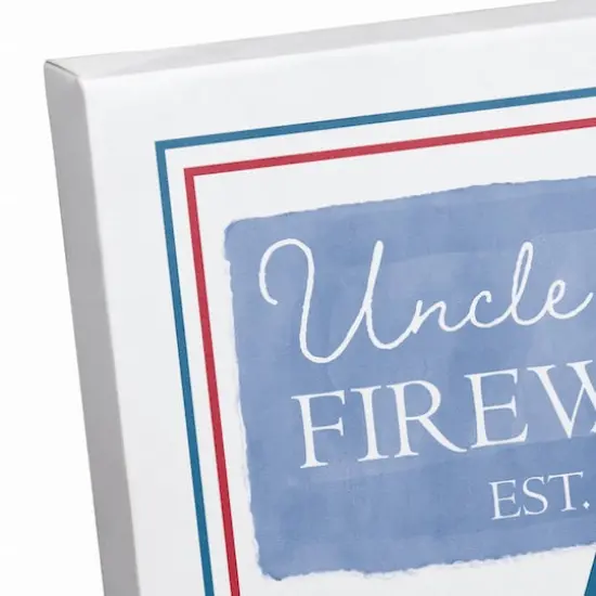 Uncle Sam's Fireworks Canvas Wall Art {4}