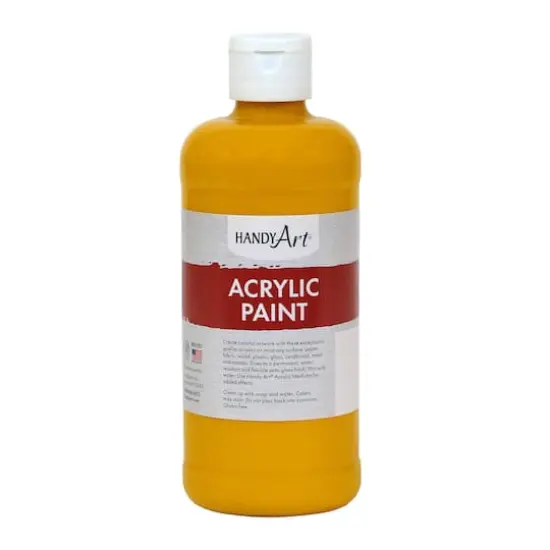 Handy Art&reg; Acrylic Paint, 3ct. Deep Yellow {4}