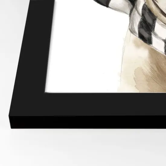 Wanna French Kiss Black Framed Print Under Plexiglass {3}