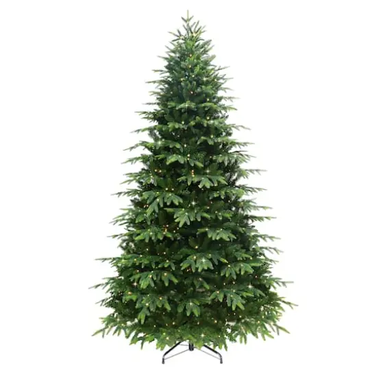 7.5ft. Pre-Lit Rutland Spruce Artificial Christmas Tree, Dual Color Lights {1}