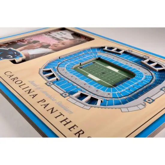 NFL 3D StadiumViews Picture Frame Carolina Panthers {5}