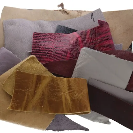0.5lb. Assorted Leather Scraps by Bead Landing&trade; {5}