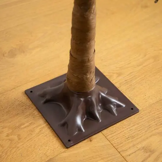 6ft. Pre-Lit Burnt Orange Autumn Maple Artificial Fall Tree with 300 Warm White LED Lights {7}