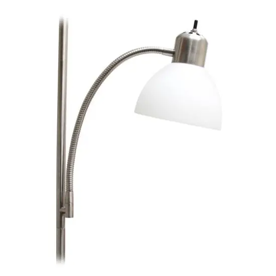 Creekwood Home Essentix 71.5" 2 Light Metal Floor Lamp Brushed Nickel {7}