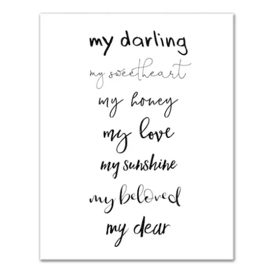 My Darling Canvas Art {1}