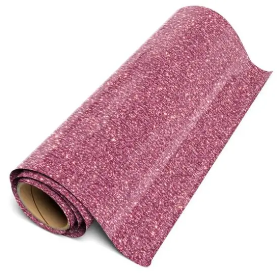 Siser&reg; Glitter Heat Transfer Vinyl, 120" Rose Gold {1}